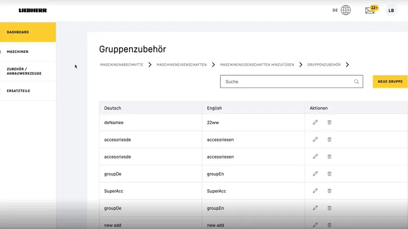 Retarus reporting tool interface
