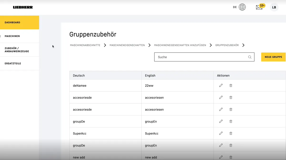 Retarus reporting tool interface